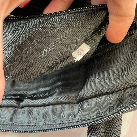 Prada Nylon Vela Nero Small Tote Bag with  Lock Black - Picture 13 of 16